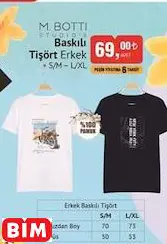 M.BOTTİ BASKILI TİŞÖRT ERKEK
